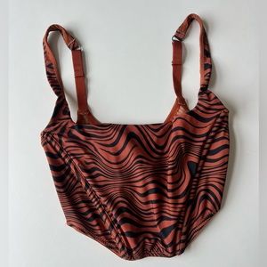 Urban outfitters/ out from under tiger corset top size small